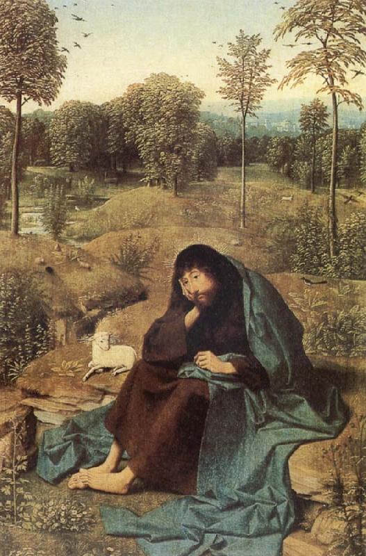 Geertgen Tot Sint Jans St.john the Baptist in the Wilderness china oil painting image